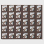 Trouwpaar Voeg Foto Fun Magazine Hoesje toe Cadeaupapier (Vlak)