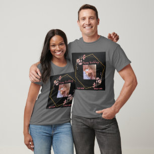 Trouwpaar's Donkergrijze Huwelijksceremonie T-shirt