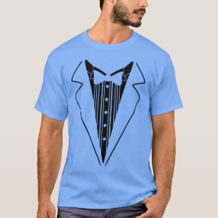 Trouwpak cool retro grafisch ontwerp T-shirt