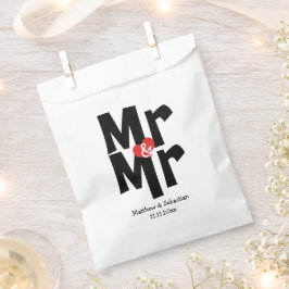 Trouwpakket voor moderne Mr en Mr Bedankzakje