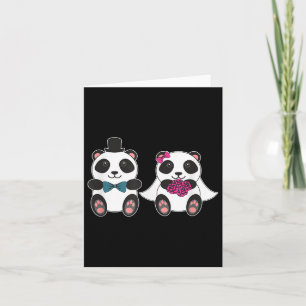 Trouwpanda Beer bruidegom getrouwd huwelijksreis m Kaart