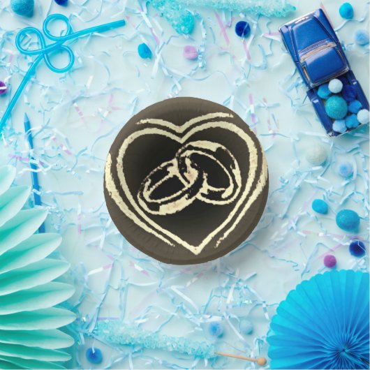 trouwpapier bord (Feest)