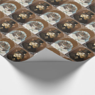 Trouwpapier, bruidspaar cadeaupapier