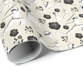 Trouwpapier met martial arts-thema cadeaupapier (Rol Hoek)