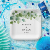 trouwpapier papieren bordje (Feest)