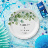 trouwpapier papieren bordje (Feest)