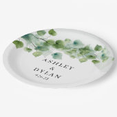 trouwpapier papieren bordje (Gekanteld)