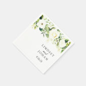 trouwpapier servet (Hoek)