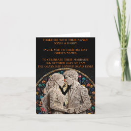 Trouwparen gepersonaliseerd  aankondiging