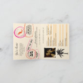 Trouwpaspoort Uitnodiging voor Mexico (Binnen)