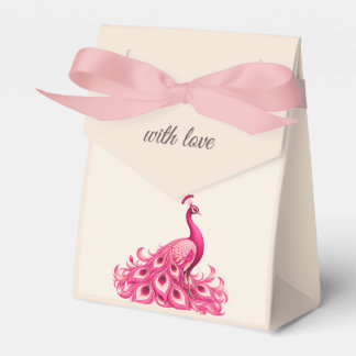 Trouwpauw Botanisch | Roze Couture Bedankdoosjes