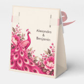 Trouwpauw Botanisch | Roze Couture Bedankdoosjes (Achterkant)