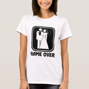 Trouwpictogram: spel over T-shirt