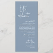 Trouwplaats Instelling Diner Party Dank u kaart (Voorkant)