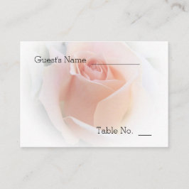Trouwplaats Instelling Kaart Peach Roze Rosebud Plaatskaartje