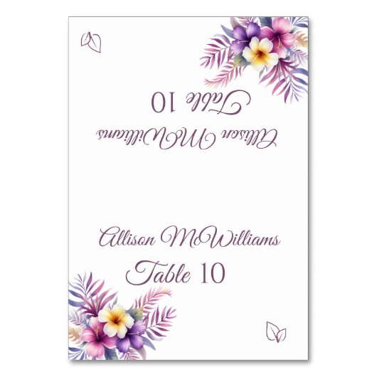 Trouwplaats kaart-eiland Romance-Vegetarisch- Kaart (Voorkant)