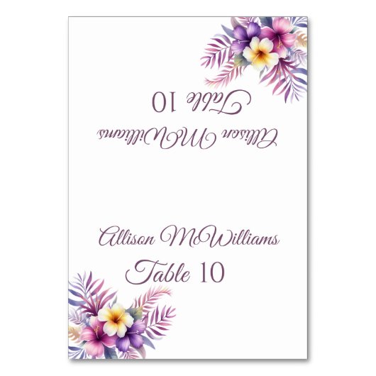 Trouwplaats kaart-eiland Romance-Vegetarisch- Kaart (Voorkant)