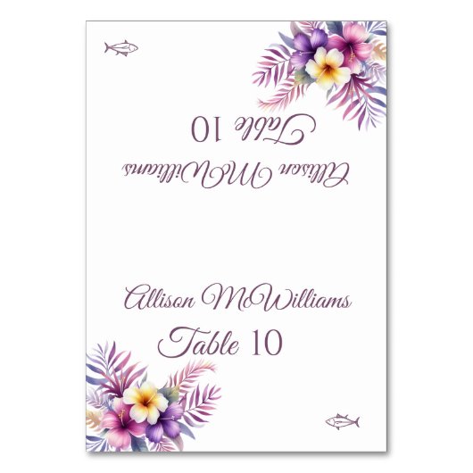 Trouwplaats kaart-eiland Romance-vis icoon- Kaart (Voorkant)