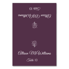 Trouwplaats kaart-Vegetarisch-Wildflower Elegance Kaart