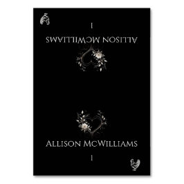 Trouwplaats kaarten-Kip Icon-bloemen Kaart