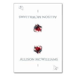 Trouwplaats kaarten-Vegetarisch Icon-Roos Kaart