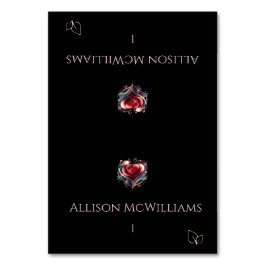 Trouwplaats kaarten-Vegetarisch Icon-Roos Kaart