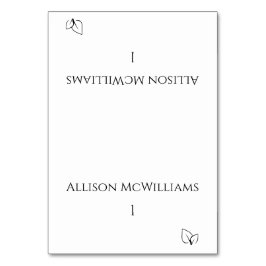 Trouwplaats kaarten-Vegetarisch-Zwart en Wit Kaart