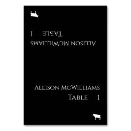 Trouwplaats kaarten-vlees Icon-zwart en wit Kaart