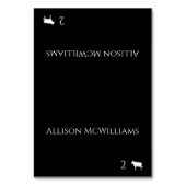 Trouwplaats kaarten-vlees Icon-zwart en wit Kaart (Voorkant)