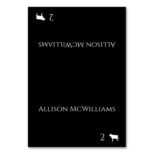 Trouwplaats kaarten-vlees Icon-zwart en wit Kaart (Voorkant)