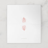 Trouwplaats kaarten-Wildflower Elegance Plaatskaartje (Buitenkant ongevouwen)