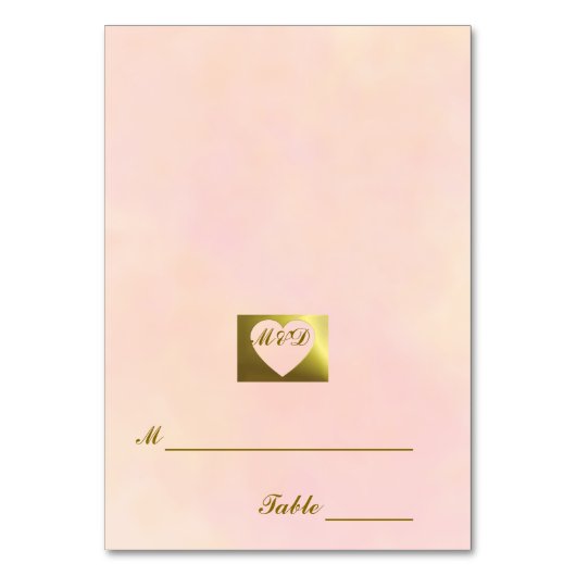 Trouwplaatskaarten | Bord Roze Set Kaart (Voorkant)
