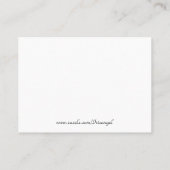 Trouwplaatskaarten Diamanten Plaatskaartje (Achterkant)
