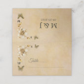 Trouwplaatskaarten & Escort Kaarten Plaatskaartje (Buitenkant ongevouwen)