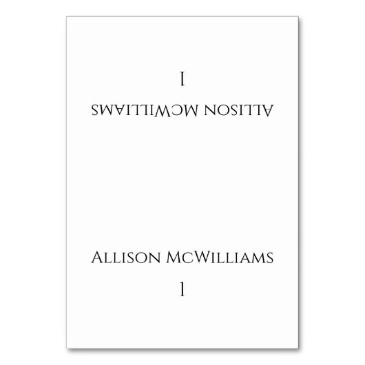 Trouwplaatskaarten - Modern zwart en wit Kaart (Voorkant)