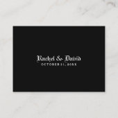 Trouwplaatskaarten - Skeletten met Hart Plaatskaartje (Achterkant)