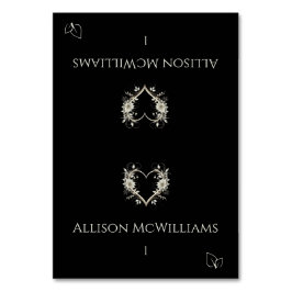 Trouwplaatskaarten-Vegetarische Icon-Bloemen Kaart