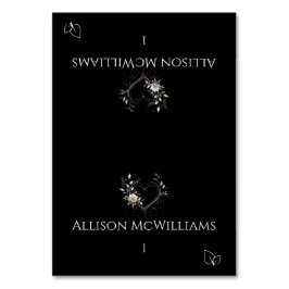 Trouwplaatskaarten-Vegetarische Icon-Bloemen Kaart