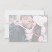 Trouwplannen gewijzigd: verandering van planning u save the date (Achterkant)