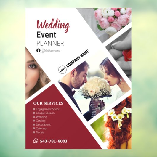 Trouwplanner Aangepaste Raamsticker (Vel 3)