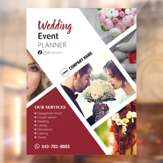 Trouwplanner Aangepaste Raamsticker (Vel 2)