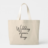 Trouwplanner Cadeau,Trouwplanner Tote , Trouw Grote Tote Bag (Achterkant)