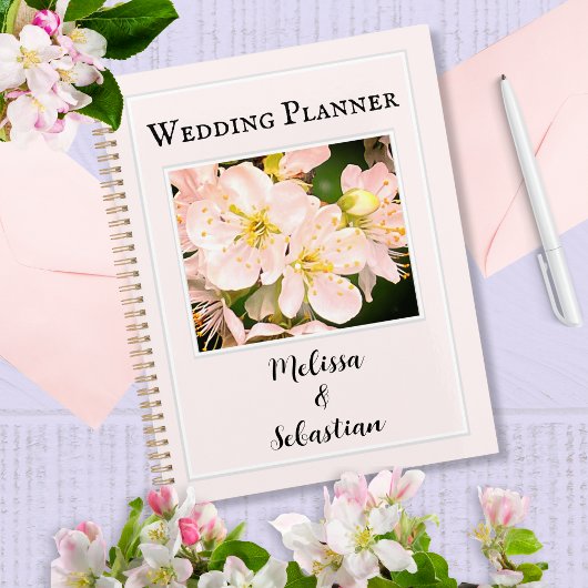 Trouwplanner met Appelbloesem Bloemen Planner