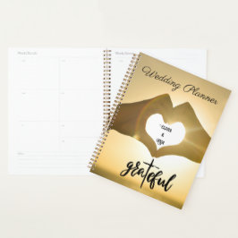 TROUWPLANNER MET DANKBAAR HART PLANNER