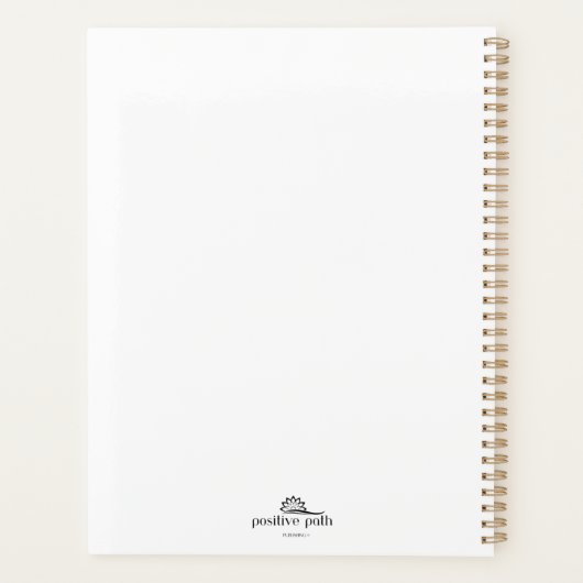 TROUWPLANNER MET DANKBAAR HART PLANNER (Achterkant)