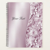 Trouwplanner met roze bloemen planner (Voorkant)