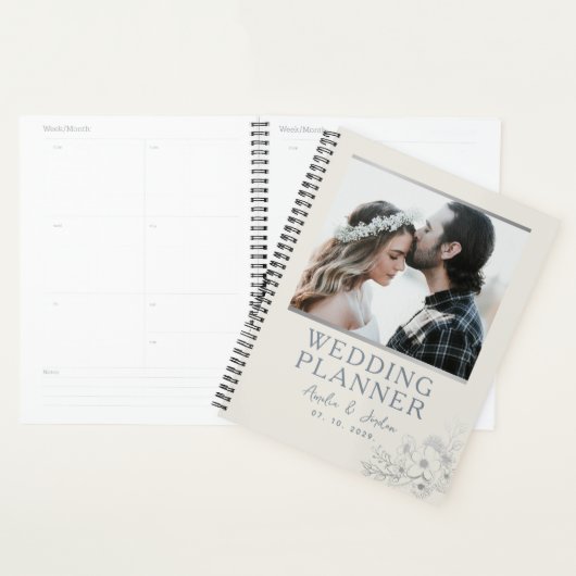 Trouwplanner met wilde bloemen planner (Display)