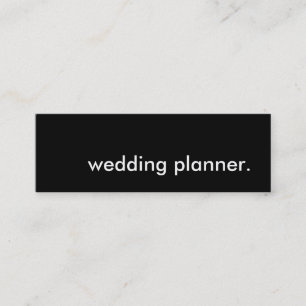 trouwplanner. mini visitekaartje