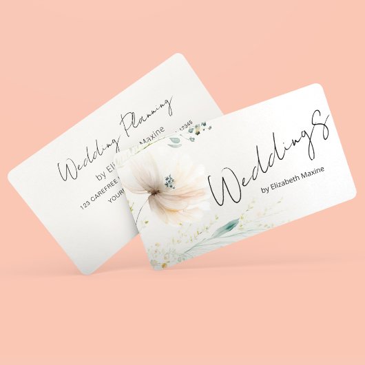 Trouwplanner Modern Boho Visitekaartje