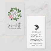 Trouwplanner Monogram Visitekaartje (Voorkant / Achterkant)